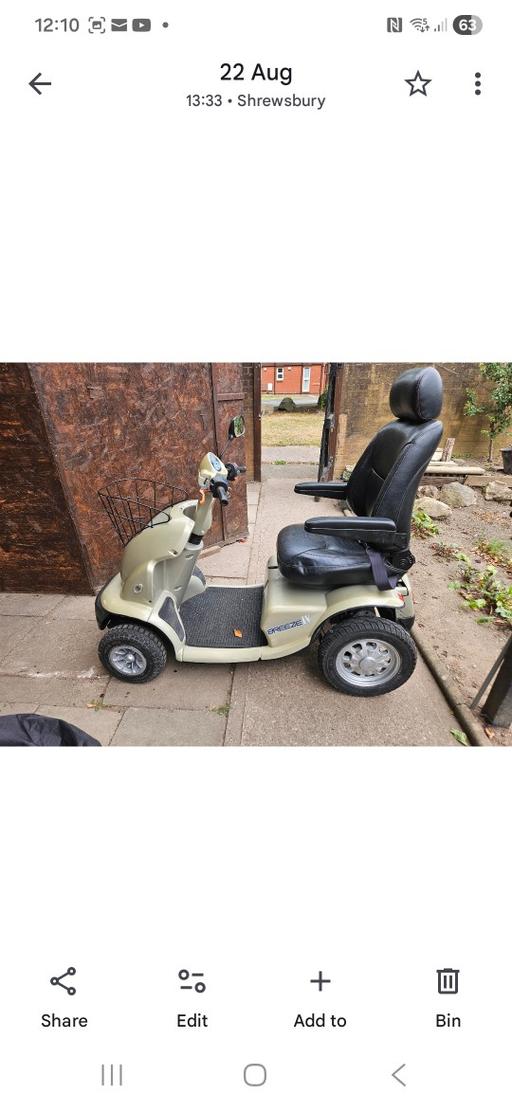 Buy & Sell Shrewsbury Shropshire - Photos for breeze 1V scooter