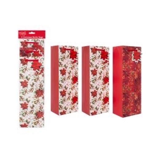 Buy & Sell Blackpool Town Centre Blackpool - Photos for Bottle Bags - Poinsettia Pack of 3