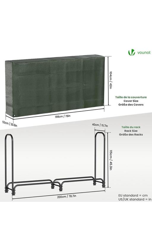 Buy & Sell Sheffield Sheffield - Photos for VOUNOT Firewood Log Rack