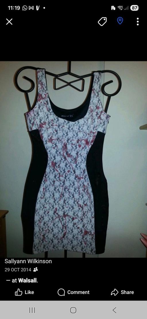 Buy & Sell Pelsall Walsall - Photos for halloween bloody dress fancy dress zombie