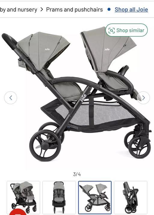 Buy & Sell Ilford Redbridge - Photos for Joie double buggy