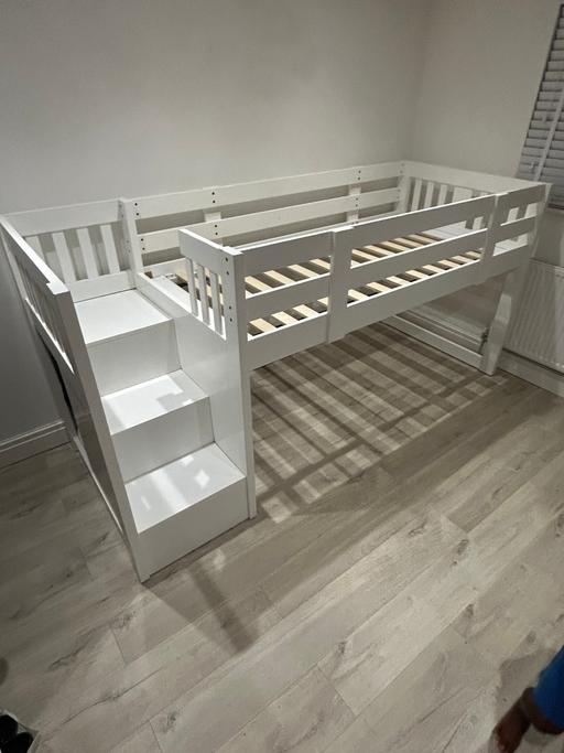 Buy & Sell Beckenham Bromley - Photos for High Solid Sleeper Bed with Steps & Storage