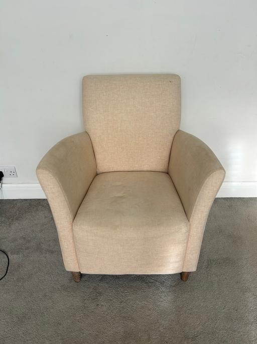 Buy & Sell Cheam Sutton - Photos for Cream / Beige arm chair