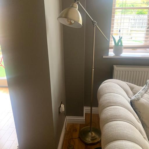 Buy & Sell Hunt End Redditch - Photos for Dunelm lever arm floor lamp