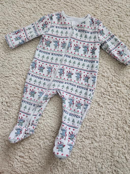 Buy & Sell Weston Point Halton - Photos for 3-6 months Disney Stitch Christmas babygrow