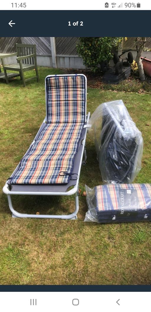 Buy & Sell Lofthouse Leeds - Photos for TWO SUN LOUNGERS LIKE NEW