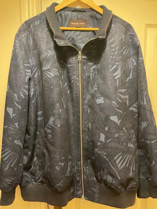 Buy & Sell Lowestoft East Suffolk - Photos for Michael Kors tropical navy bomber jacket XL