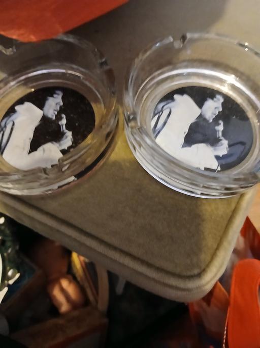Buy & Sell Netherton Dudley - Photos for 2 elvis glass ash.trays