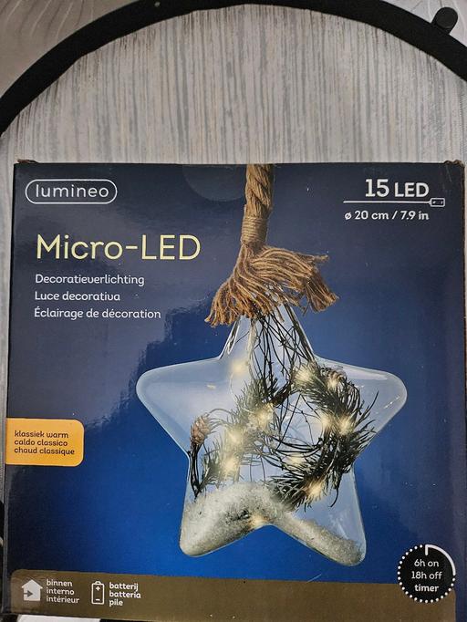 Buy & Sell Rowley Regis Sandwell - Photos for Luminio 15 led light up xmas star