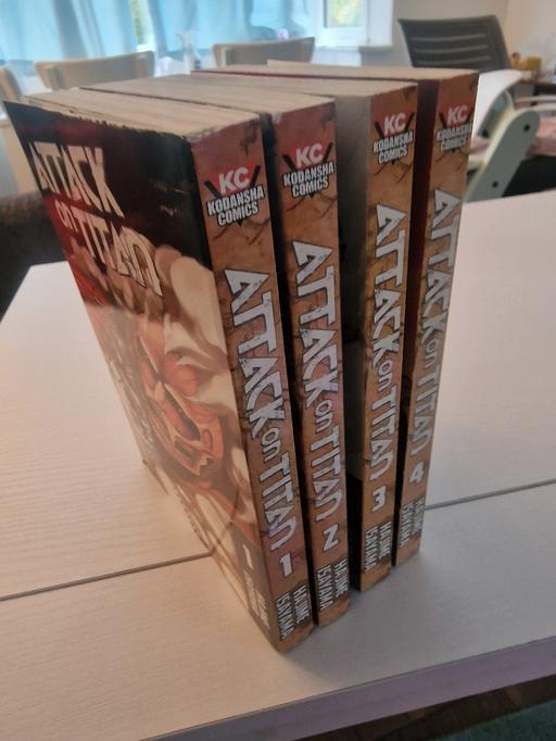 Buy & Sell Surbiton Kingston upon Thames - Photos for Attack on Titan 1 to 4. Comic Manga.