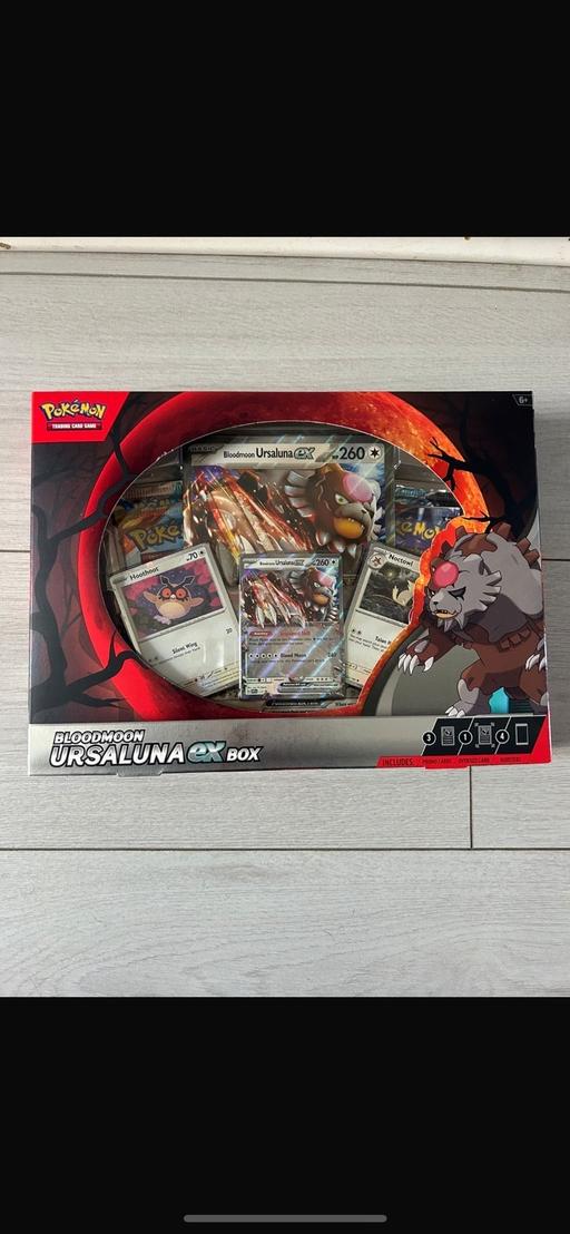 Buy & Sell Ryhope Sunderland - Photos for Pokemon packs Bloodmoon ursaluna EX box