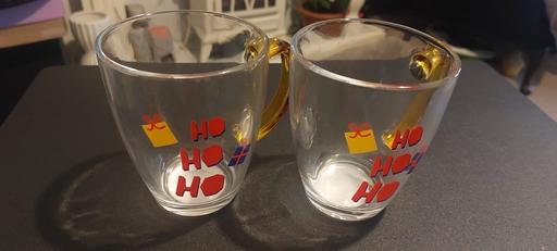 Buy & Sell Becontree Heath East London - Photos for 2 glass ho ho ho mugs