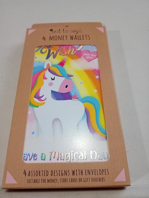 Buy & Sell Horncastle East Lindsey - Photos for new pack of 4 unicorn design money wallets