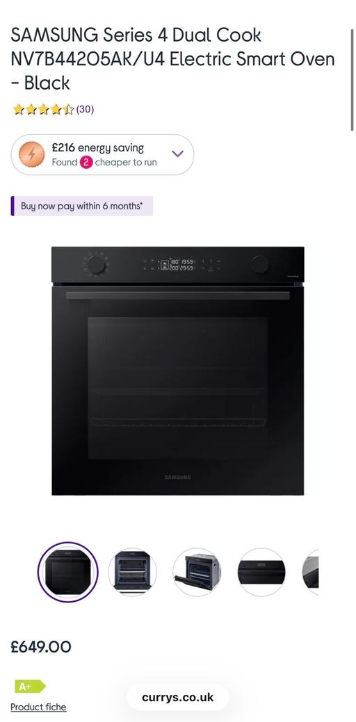 Buy & Sell Witton Birmingham - Photos for SAMSUNG OVEN MODEL: NV7B44205AK