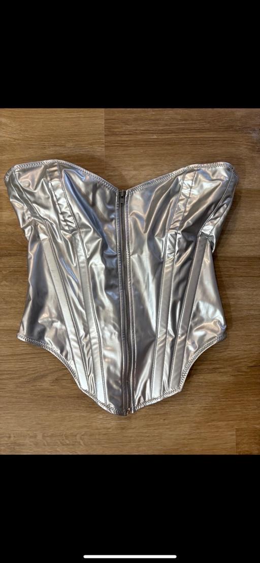 Buy & Sell Edgeley Stockport - Photos for Mars the label corset top, metallic silver 10