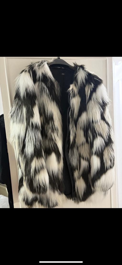Buy & Sell Edgeley Stockport - Photos for F&F faux fur coat size uk 14