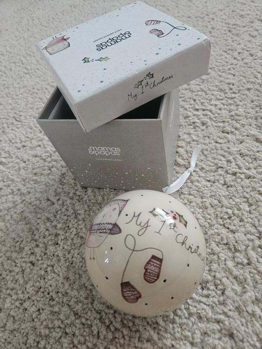 Buy & Sell Weston Point Halton - Photos for MAMAS & PAPAS My First Christmas bauble