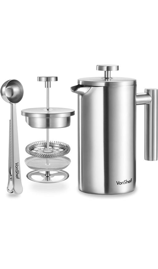 Buy & Sell Sheffield Sheffield - Photos for VonShef 6 Cup Cafetiere, Stainless Steel