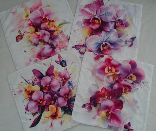 Buy & Sell Shard End Birmingham - Photos for New 4pcs Orchid pillow covers 45x45cm