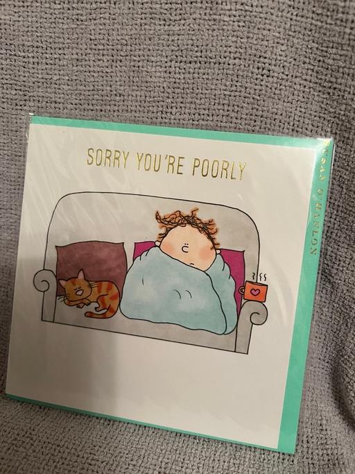 Buy & Sell Easington Lane Sunderland - Photos for Sorry Your Poorly Card