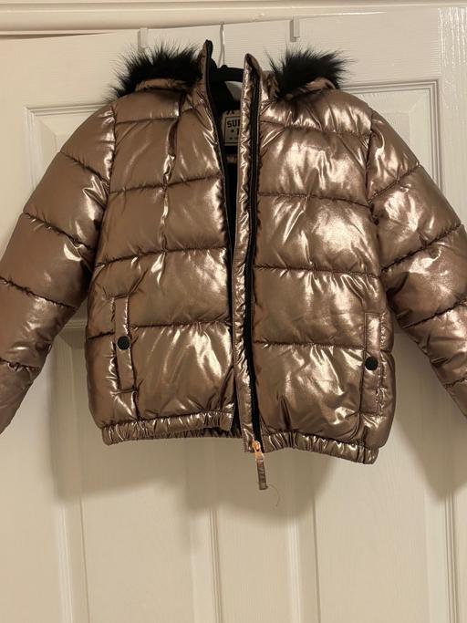 Buy & Sell Kings Heath Birmingham - Photos for M&S Girls Gold puffer