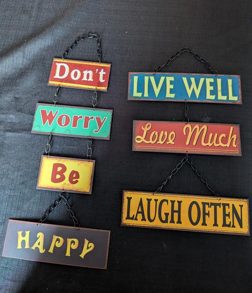 Buy & Sell Stowmarket Mid Suffolk - Photos for Metal Word Hangings