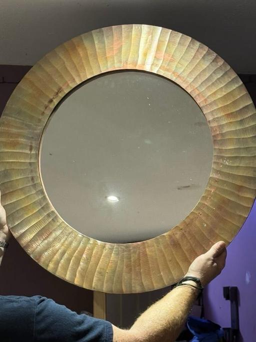 Buy & Sell Finedon Road Industrial Estate North Northamptonshire - Photos for 29” chiselled champagne gold mirror brand new