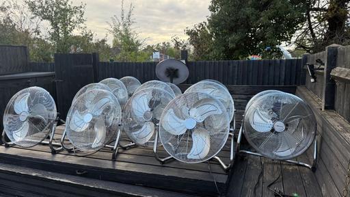 Buy & Sell Mitcham Merton - Photos for 18’’ metal floor fan , high velocity chrome