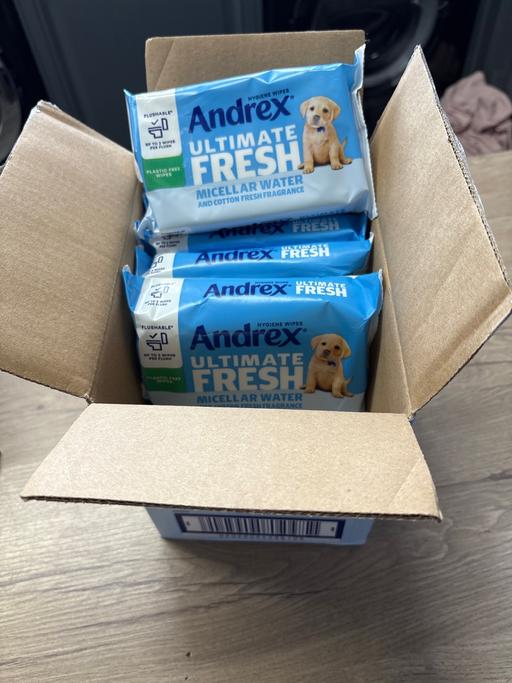 Buy & Sell Duckmanton Chesterfield - Photos for Box of 12 Andrex hygiene wipes
