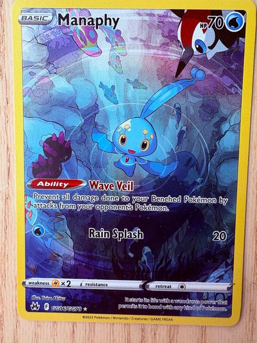 Buy & Sell Keresley Coventry - Photos for Manaphy (English) Crown Zenith Pokemon Card