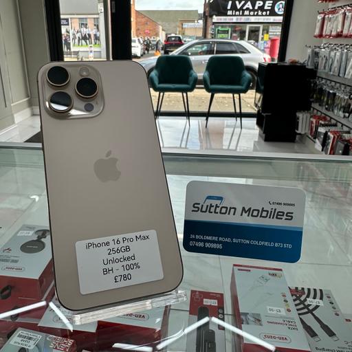 Buy & Sell Sutton Coldfield Birmingham - Photos for iPhone 16 Pro Max 256GB Unlocked