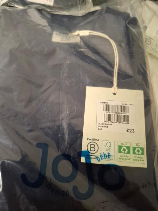 Buy & Sell Plaistow East London - Photos for navy and white jojo body suit 12/18 month
