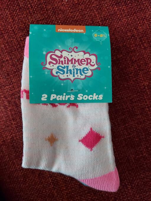Buy & Sell Crumpsall Manchester - Photos for new Girls Shimmer & Shine 2pk Socks