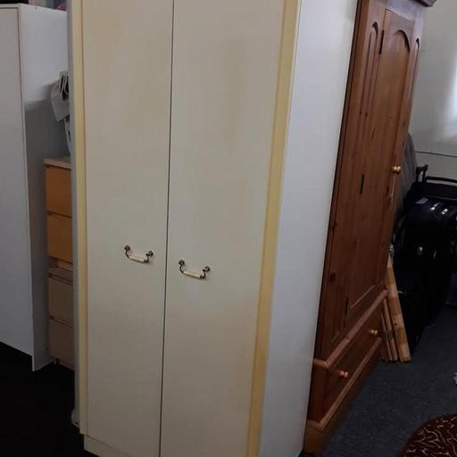 Buy & Sell Saint Pauls Trading Estate Tameside - Photos for White single two drawer wardrobe