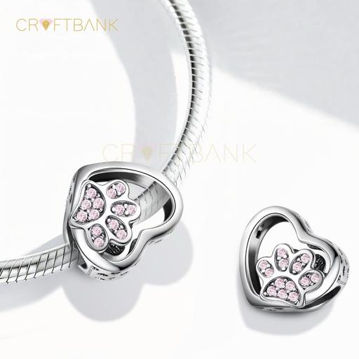 Classes Newhall Street Birmingham - Photos for Paw print animal print charm bead, 925 silver