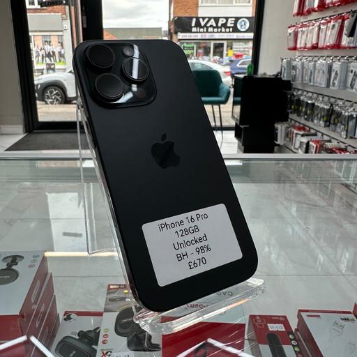 Buy & Sell Sutton Coldfield Birmingham - Photos for iPhone 16 Pro 128GB 98% 🔋 Unlocked