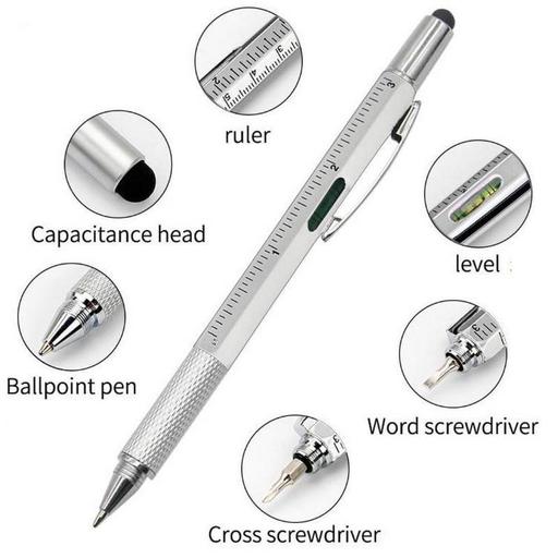 Buy & Sell Upper Gornal Dudley - Photos for 6 in 1 Multi Tool Pen & Screwdriver - Silver