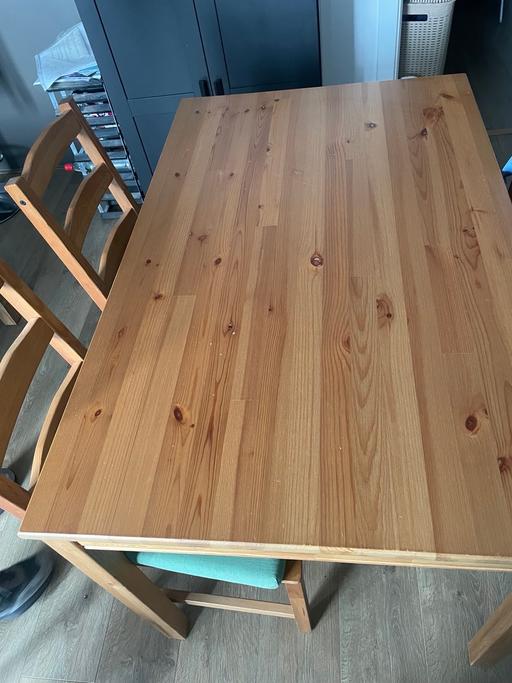 Buy & Sell All Saints East London - Photos for Wooden dining table with 4 chairs
