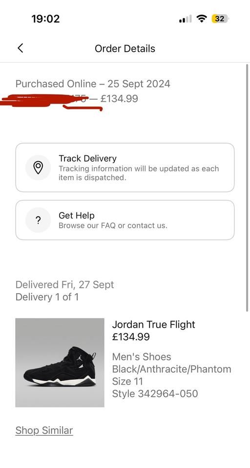 Buy & Sell Whitehouse Milton Keynes - Photos for Jordan True flight (Discontinued shoe)