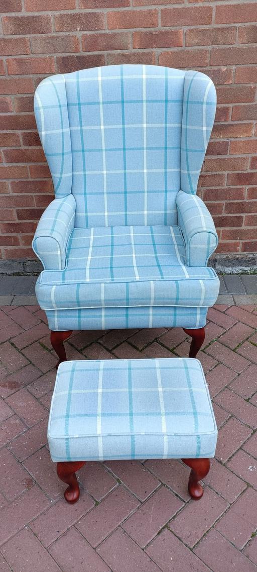 Buy & Sell Cheslyn Hay South Staffordshire - Photos for HSL Wingback Armchair and Footstool