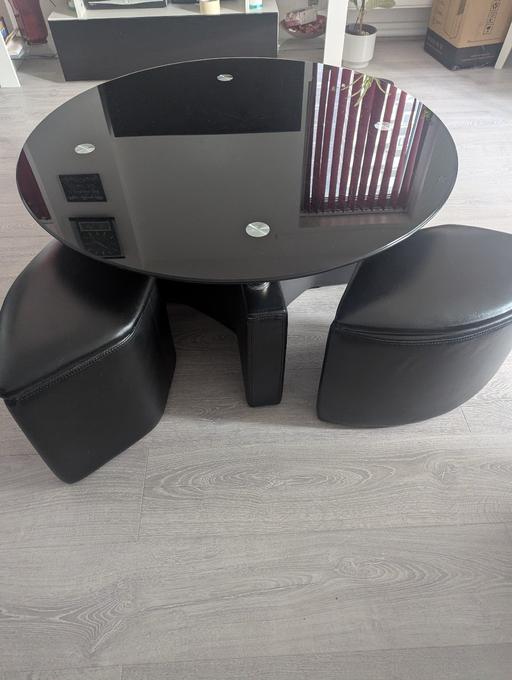 Buy & Sell Wapping East London - Photos for round glass chrome coffee table