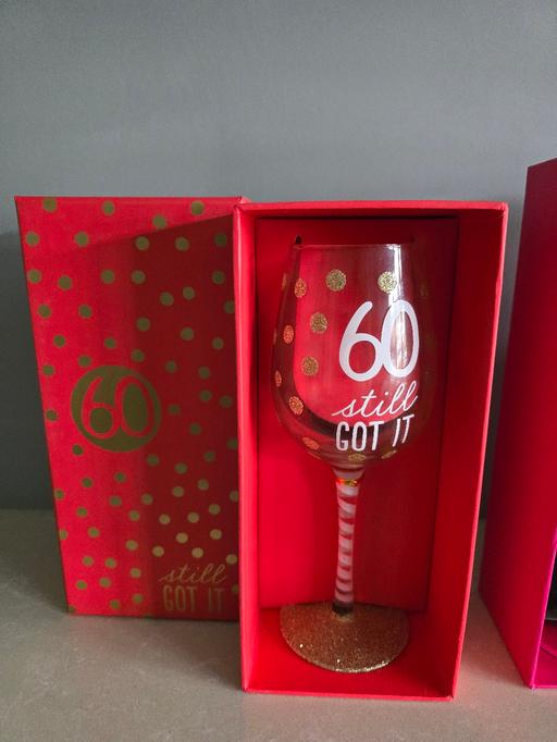 Buy & Sell Rowley Regis Sandwell - Photos for 2 Different 60 celebration glasses - new