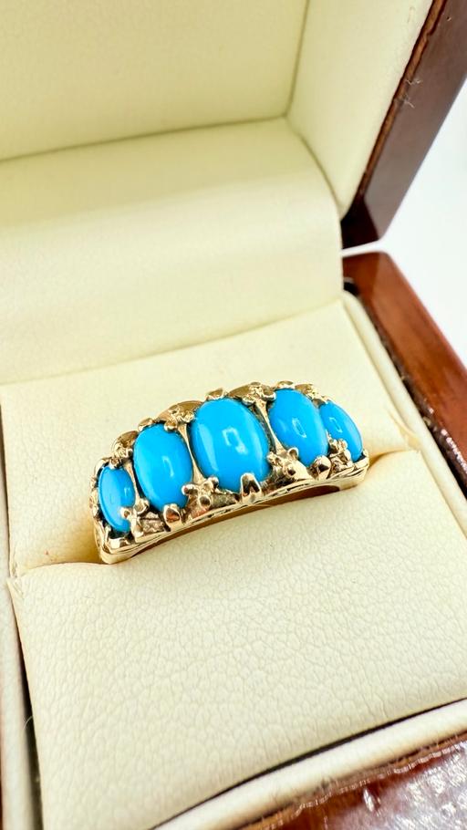 Buy & Sell Harrow on the Hill North West London - Photos for Antique 9ct Gold Persian Turquoise Ring