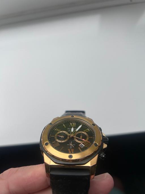 Buy & Sell Caterham Tandridge - Photos for Gold Plated Marine Star Bulova Watch