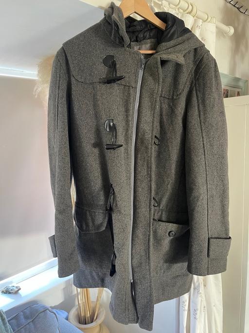 Buy & Sell Wrexham Wrexham - Wales - Photos for Large classic Duffle Coat in grey