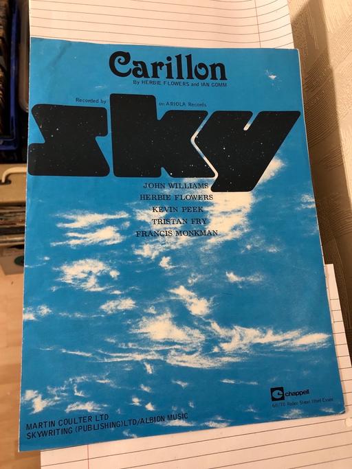Buy & Sell Bamber Bridge South Ribble - Photos for Sky - Carillion - Sheet Music