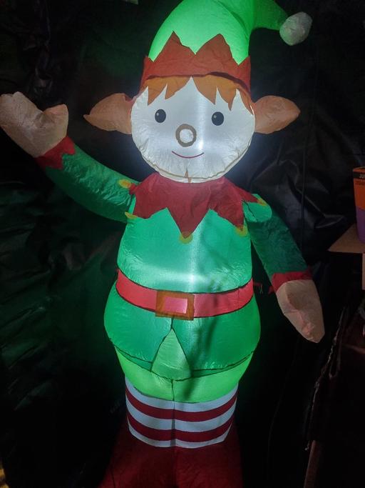 Buy & Sell Lower Gornal Dudley - Photos for 6ft elf xmas inflatable