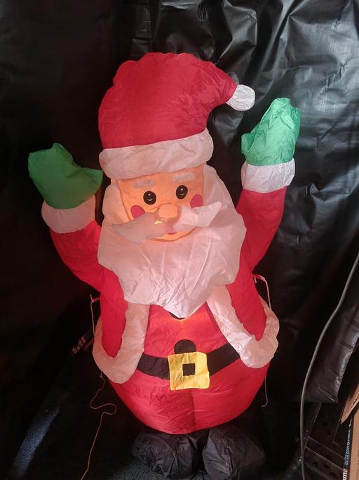 Buy & Sell Lower Gornal Dudley - Photos for 4ft santa inflatable xmas decoration
