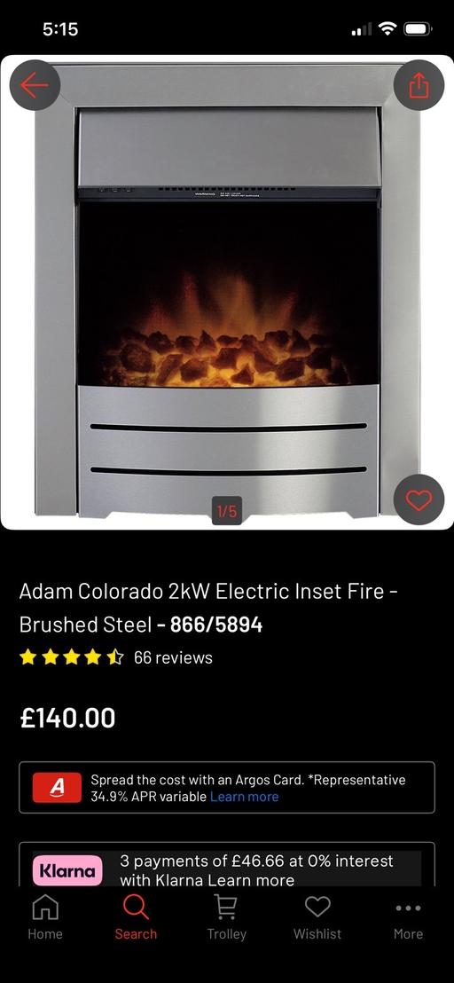 Buy & Sell Tower Hamlets Dover - Photos for Adam Colorado 2kW Electric Inset Fire