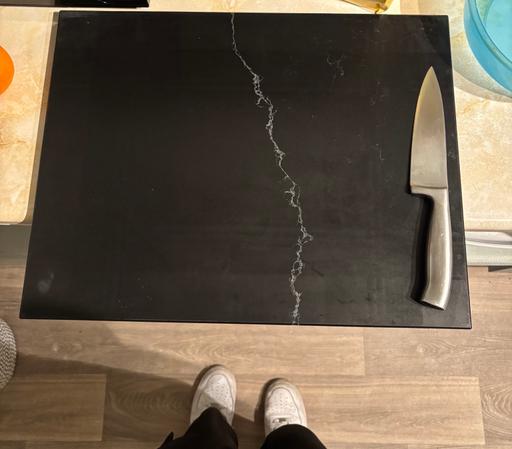 Buy & Sell Harpurhey Manchester - Photos for Black marquina chopping board 20mm